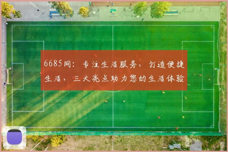 6685网：专注生活服务，打造便捷生活，三大亮点助力您的生活体验